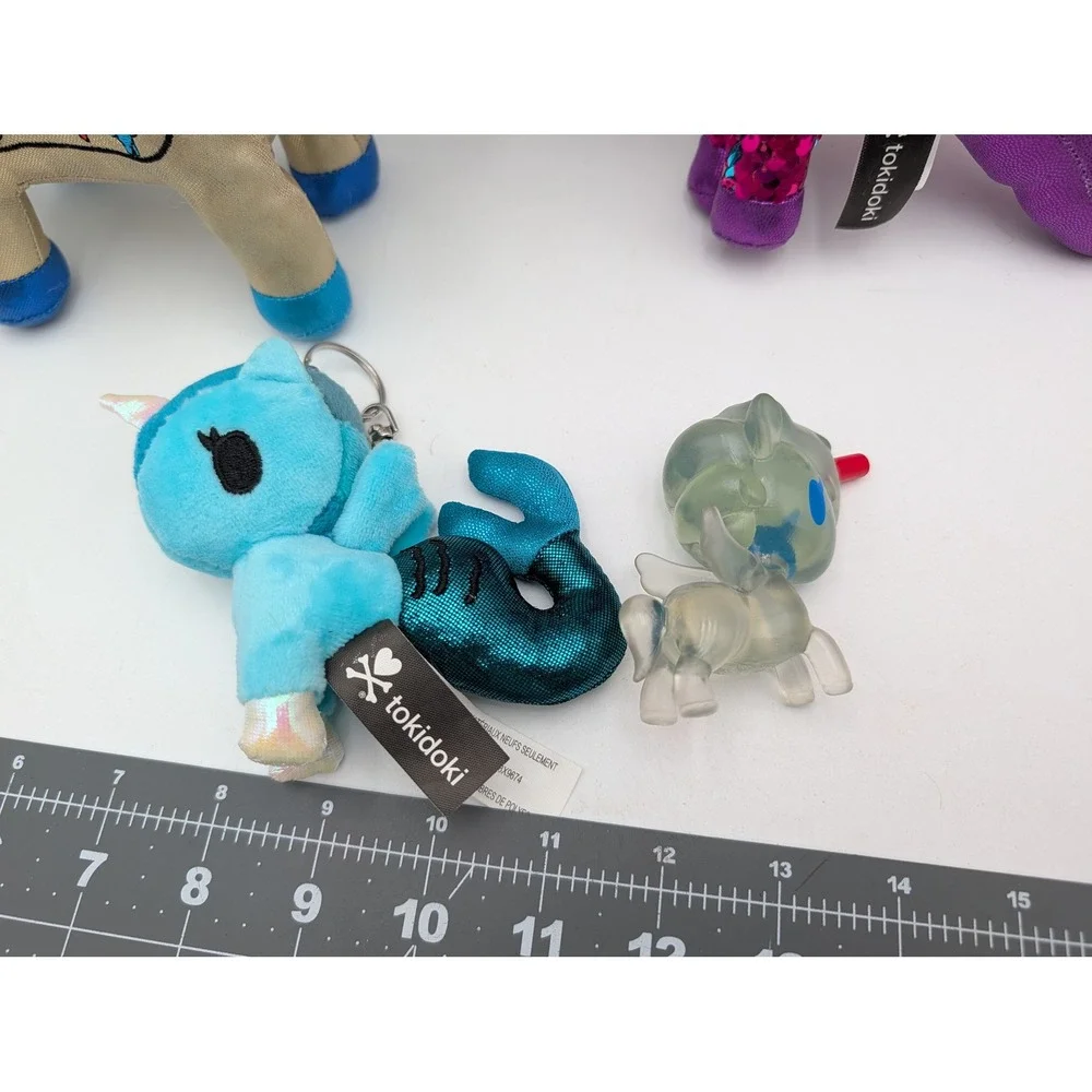 Tokidoki Unicorno Mermicorno Plush Figure Lot Sequin Egyptian